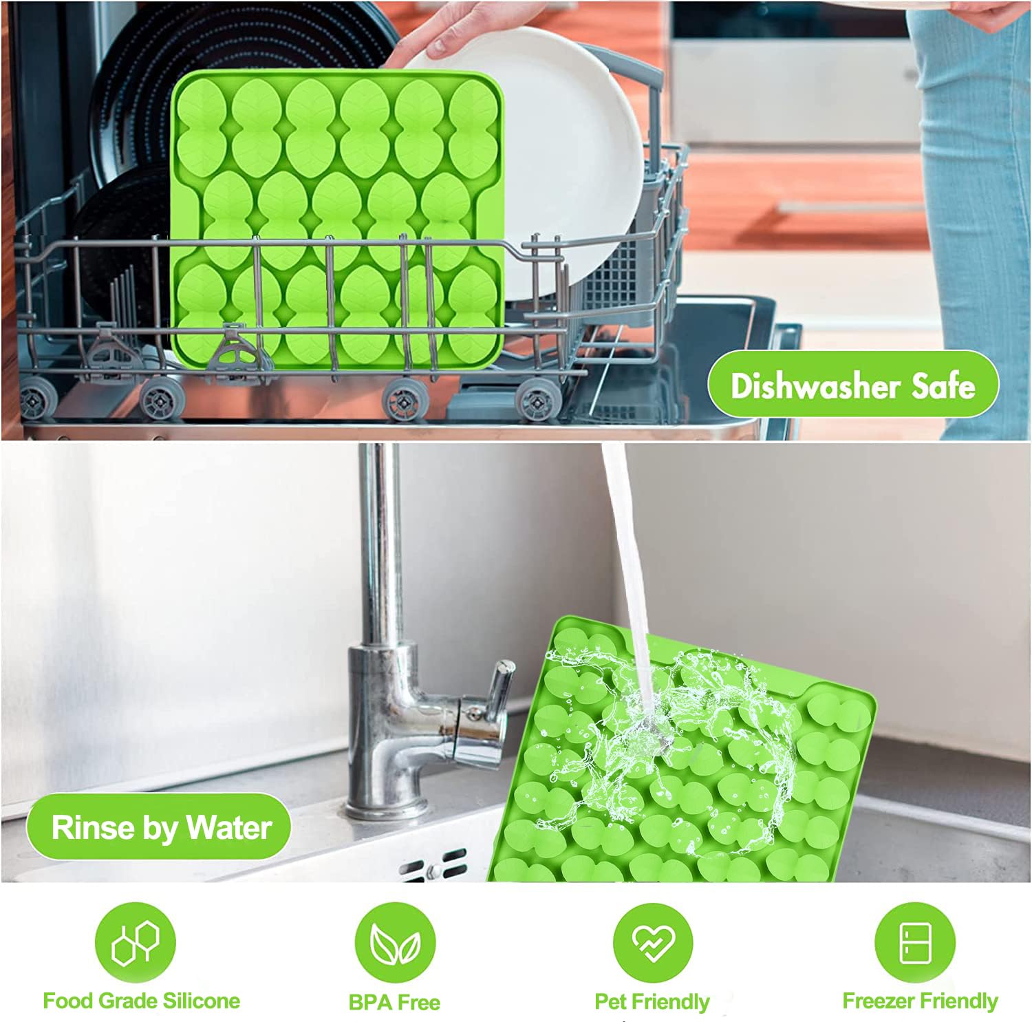 Femont Snuffle Mat limpieza fácil apta para lavavajillas.