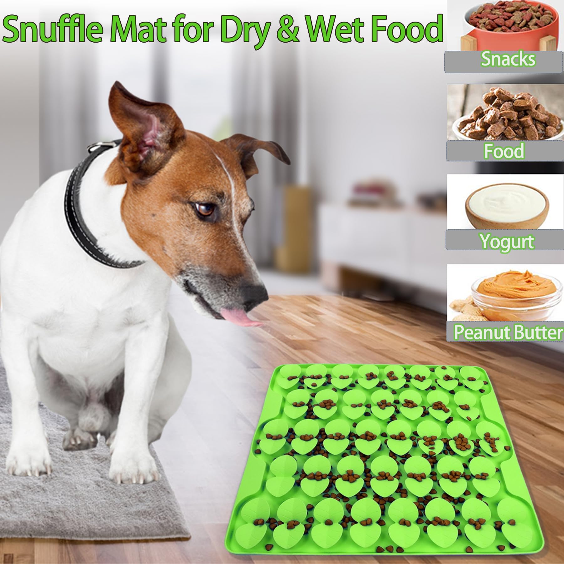 Femont Snuffle Mat limpieza fácil, se lava a mano o en lavavajillas.