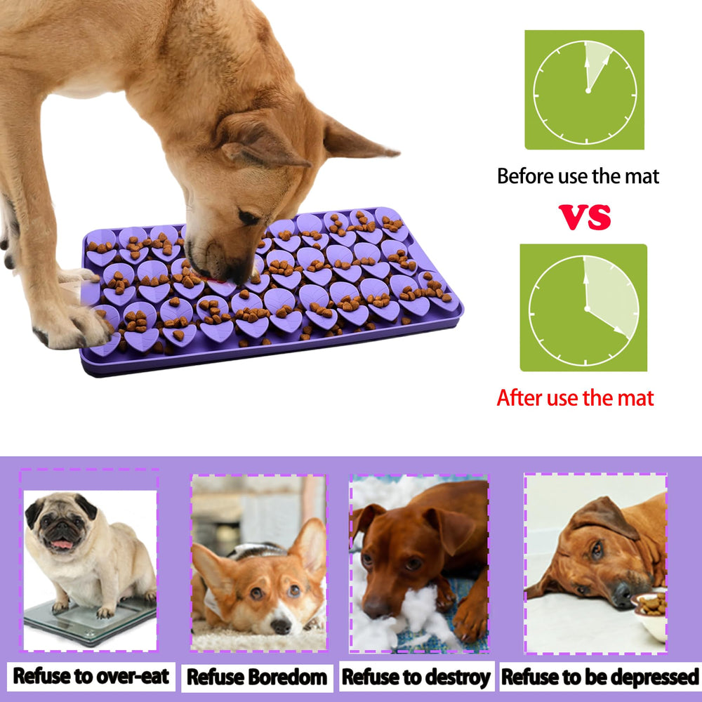 Femont Snuffle Mat mantiene su sitio gracias a ventosas fuertes para un juego seguro.