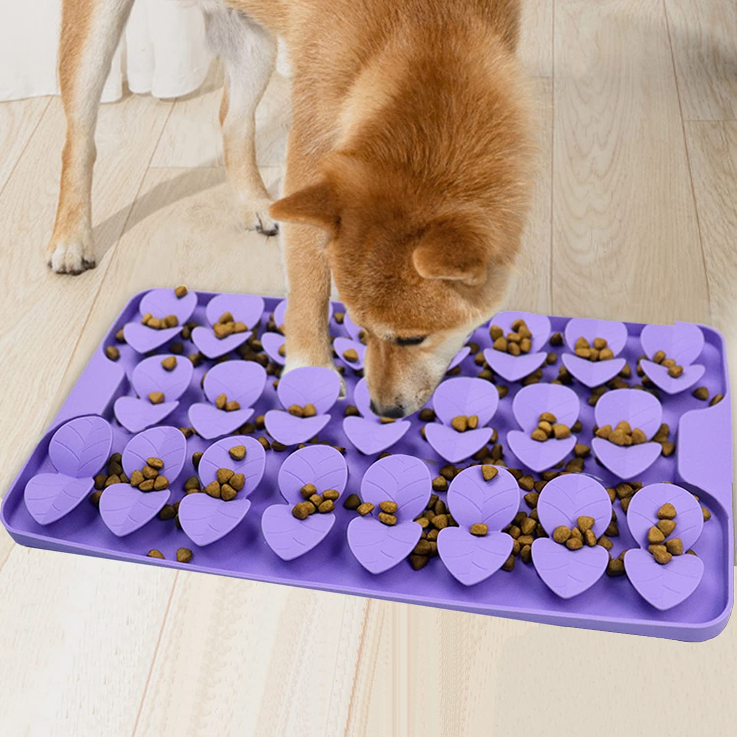 Femont Snuffle Mat para perros medianos, promueve comer despacio y alimentación interactiva.