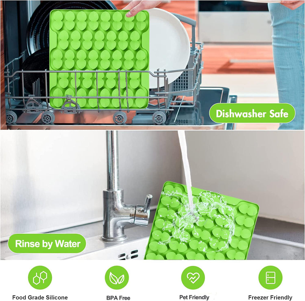 Femont Snuffle Mat material silicona alimentaria, no tóxica ni alérgica para perros.