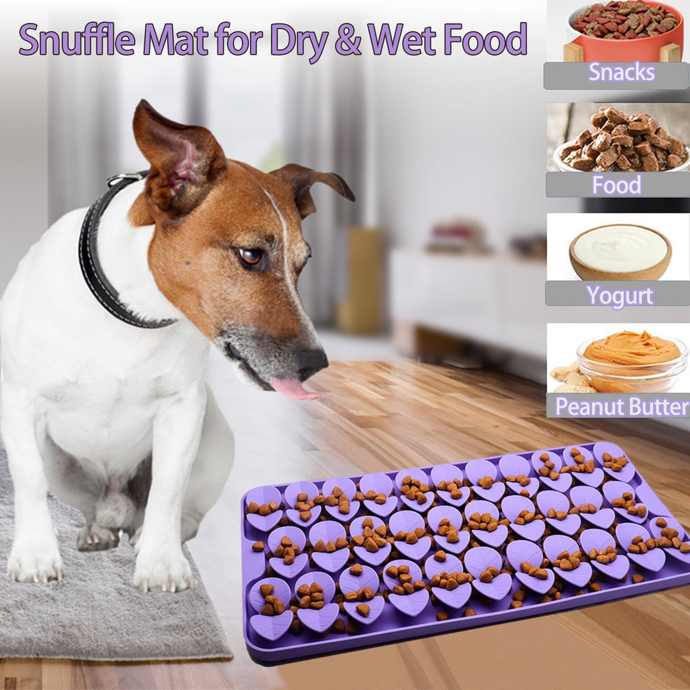 Femont Snuffle Mat de silicona de grado alimentario, seguro para comida seca o húmeda.