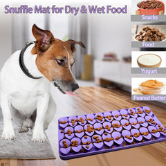 Femont Snuffle Mat de silicona de grado alimentario, seguro para comida seca o húmeda.