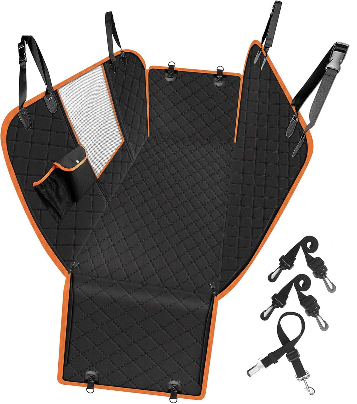 Femuar funda de asiento impermeable para perros protege contra líquidos y suciedad.