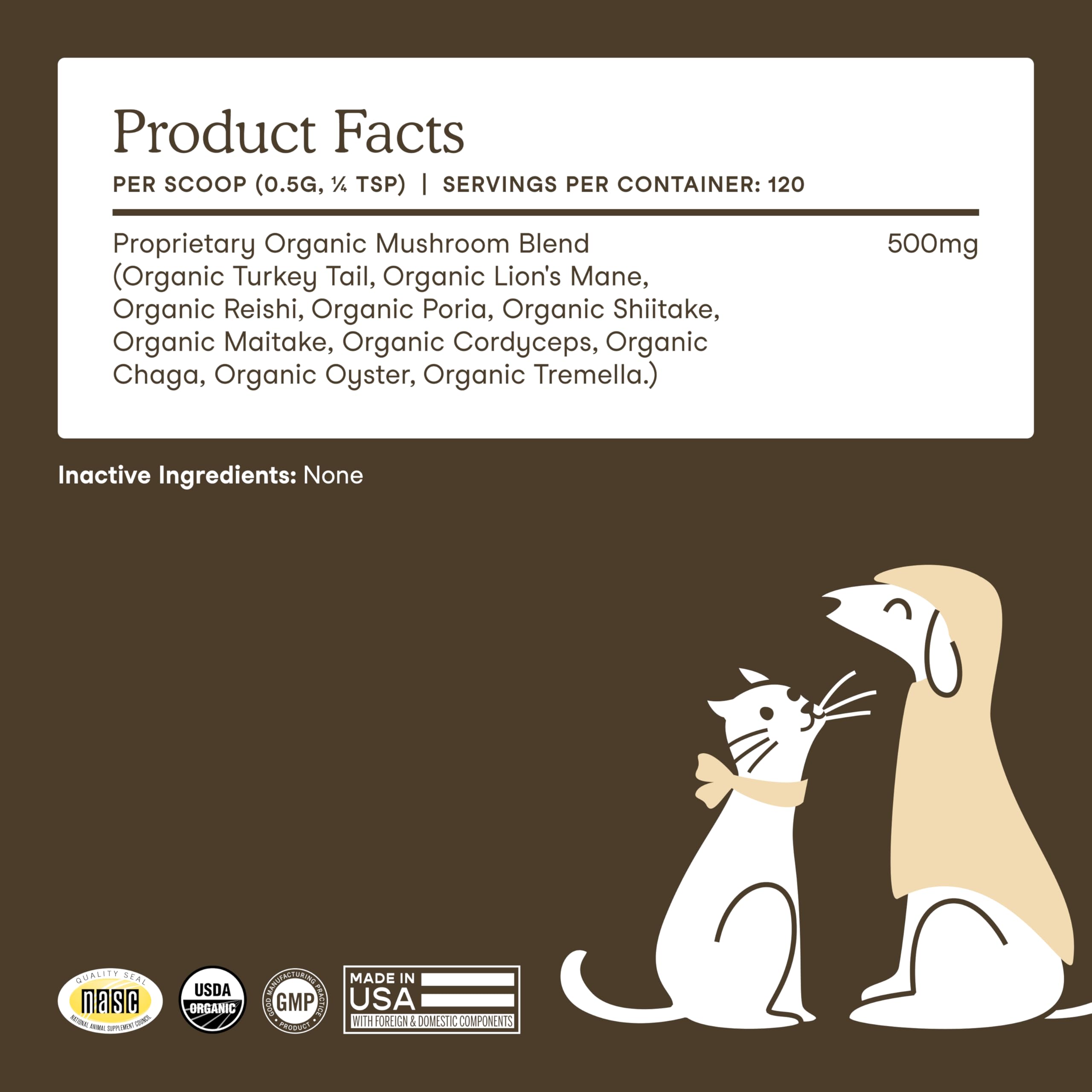 Fera Pets fórmula veterinaria certificada NASC y elaborada en Estados Unidos.