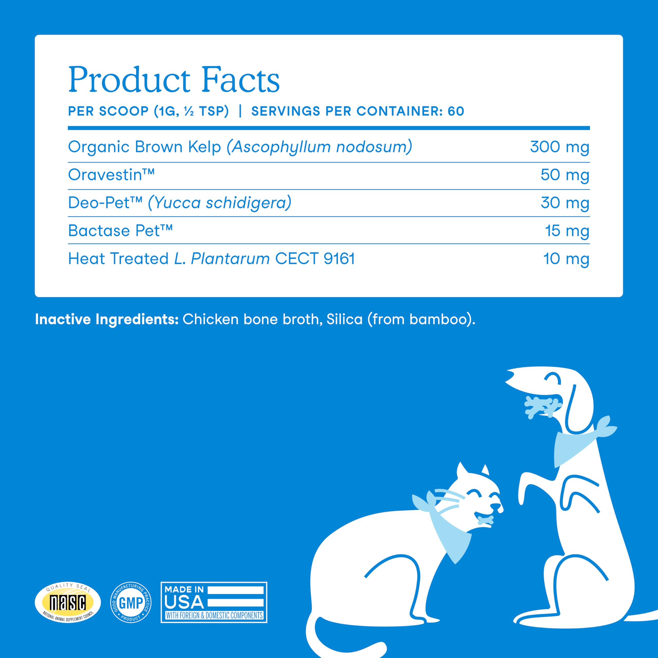Formulado por veterinarios y certificado NASC
