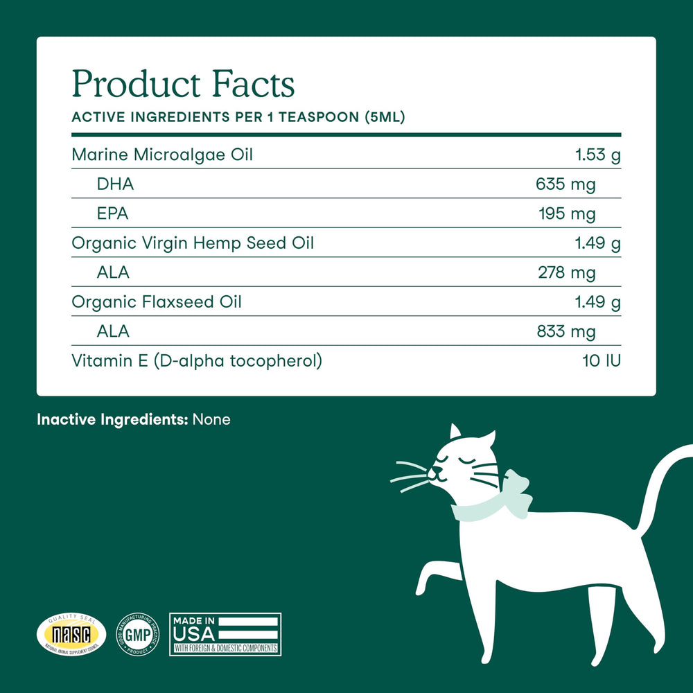 Fera Pets Aceite de Algas mejora brillo y salud del pelaje y piel