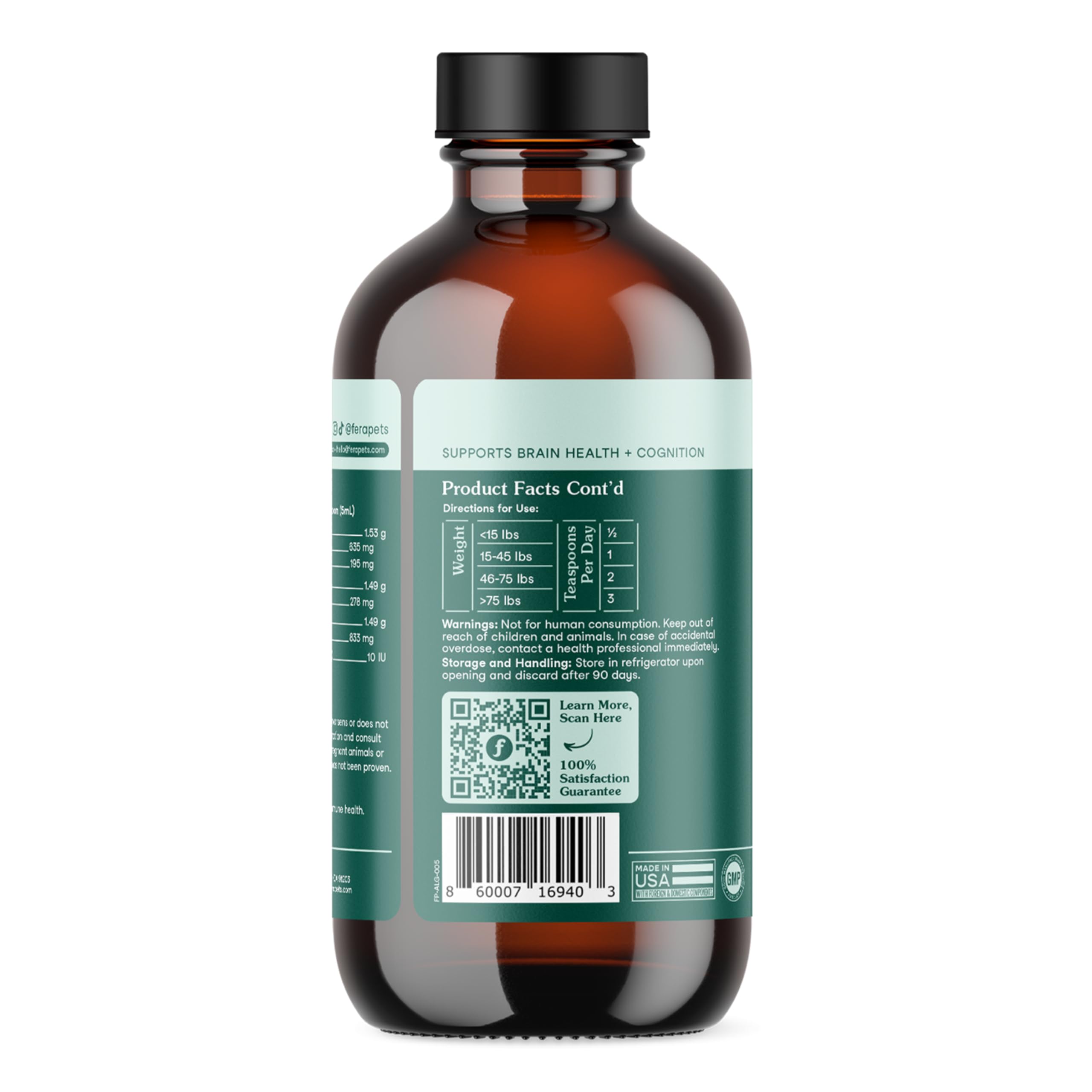 Fera Pets Aceite de Algas apto para perros y gatos de todas las edades