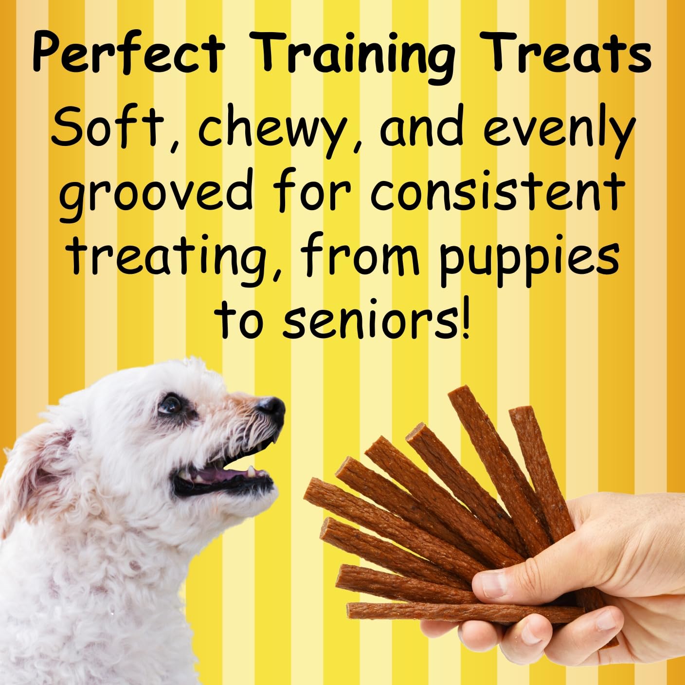Fetch Fries: ingredientes naturales, pollo y patata dulce, sin granos.
