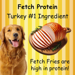 Fetch Fries: golosinas de batata para sabor y energía.