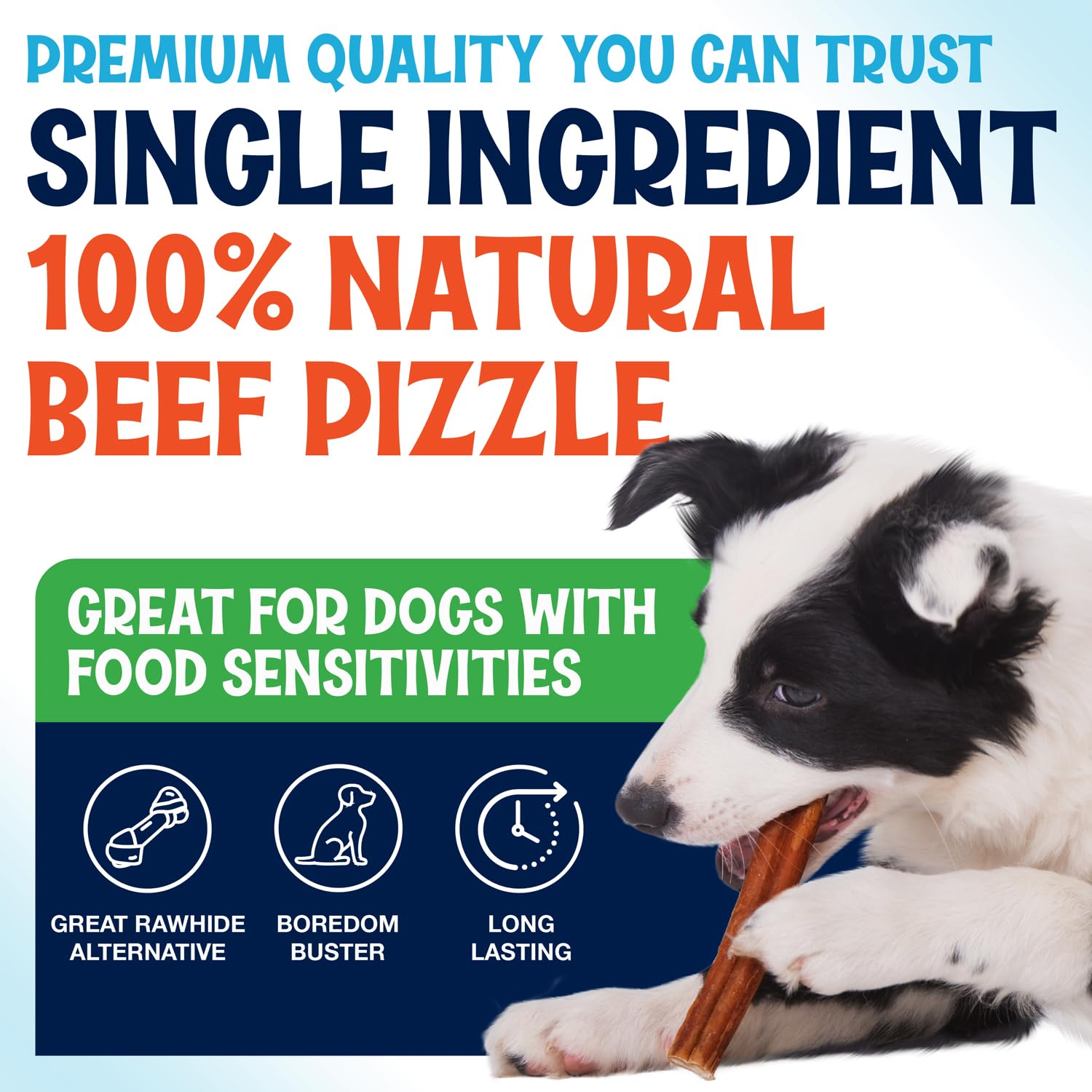 FETCHERONI jumbo bully stick ideal para perros grandes en entrenamiento.
