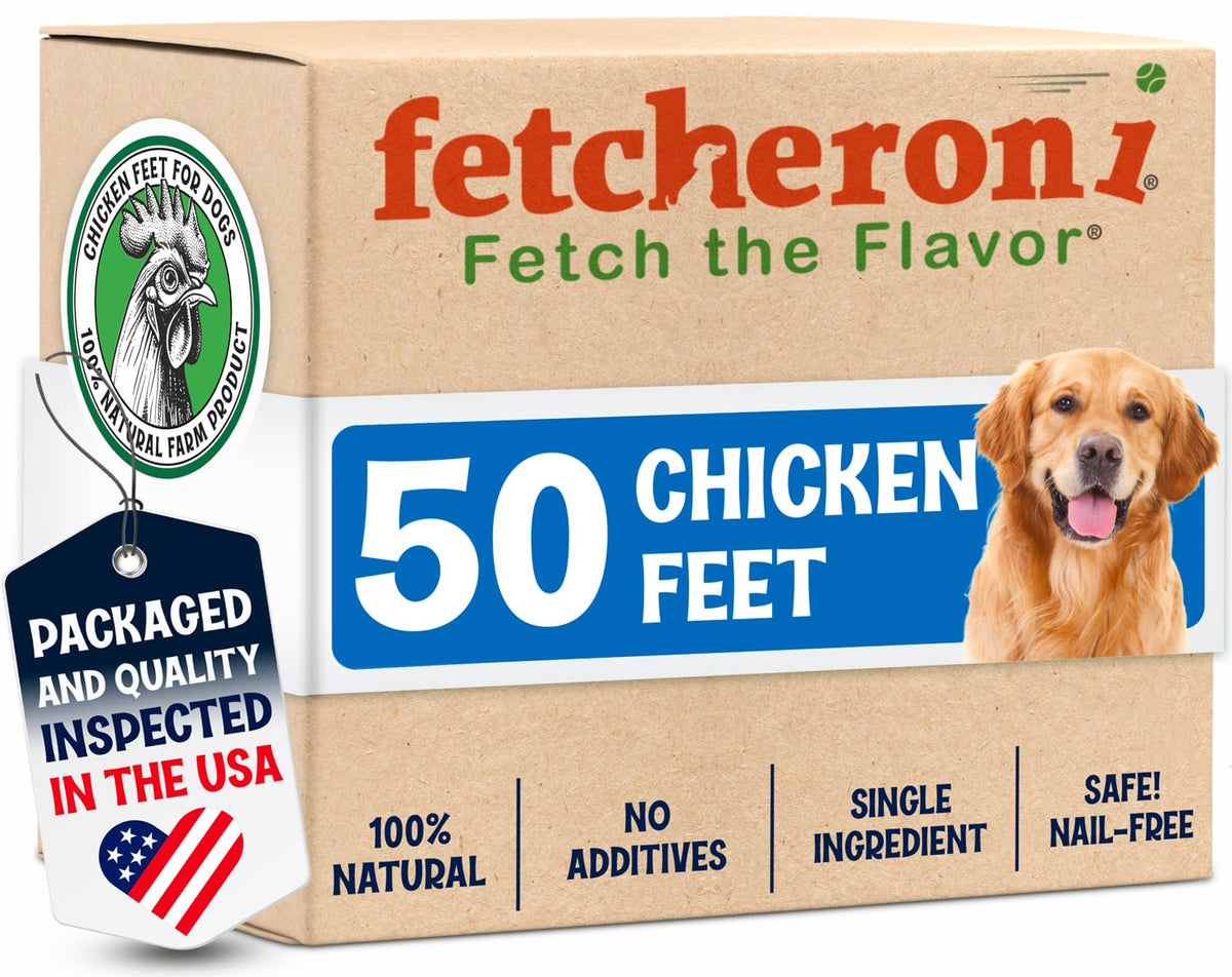 Patas de pollo Fetcheroni premium para perros, snack natural