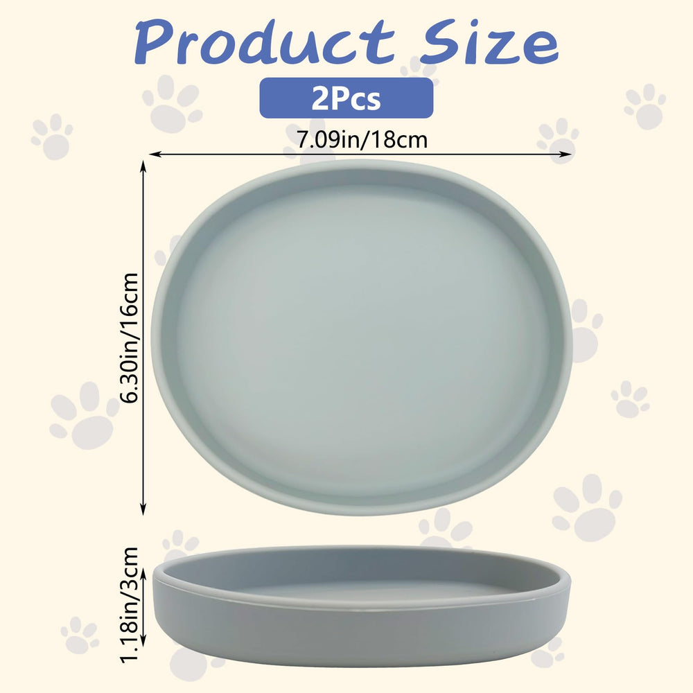 Cuenco FHiny para gatos antideslizante mantiene la comida estable durante la comida.