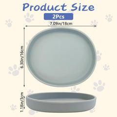Cuenco FHiny para gatos antideslizante mantiene la comida estable durante la comida.