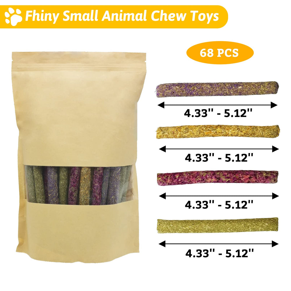 Fhiny palitos heno timothy para conejo, ayudan a la digestión y a masticar naturalmente