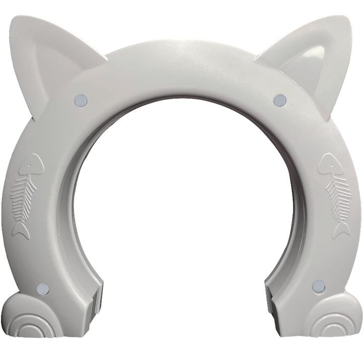 Fhiny puerta-gato interior sin-tira: paso cómodo para gatos en cualquier habitación.