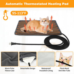 FHTONGE almohadilla termica caliente, control de temperatura seguro en uso.