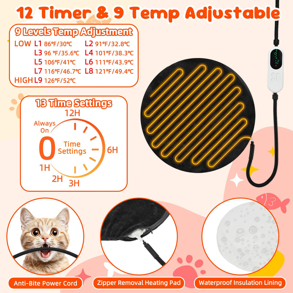 La cama 2 en 1 de FHTONGE para gatos es lavable a máquina