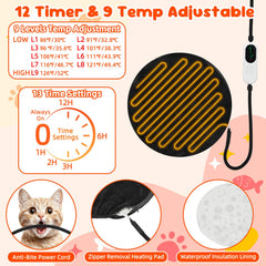 La cama 2 en 1 de FHTONGE para gatos es lavable a máquina