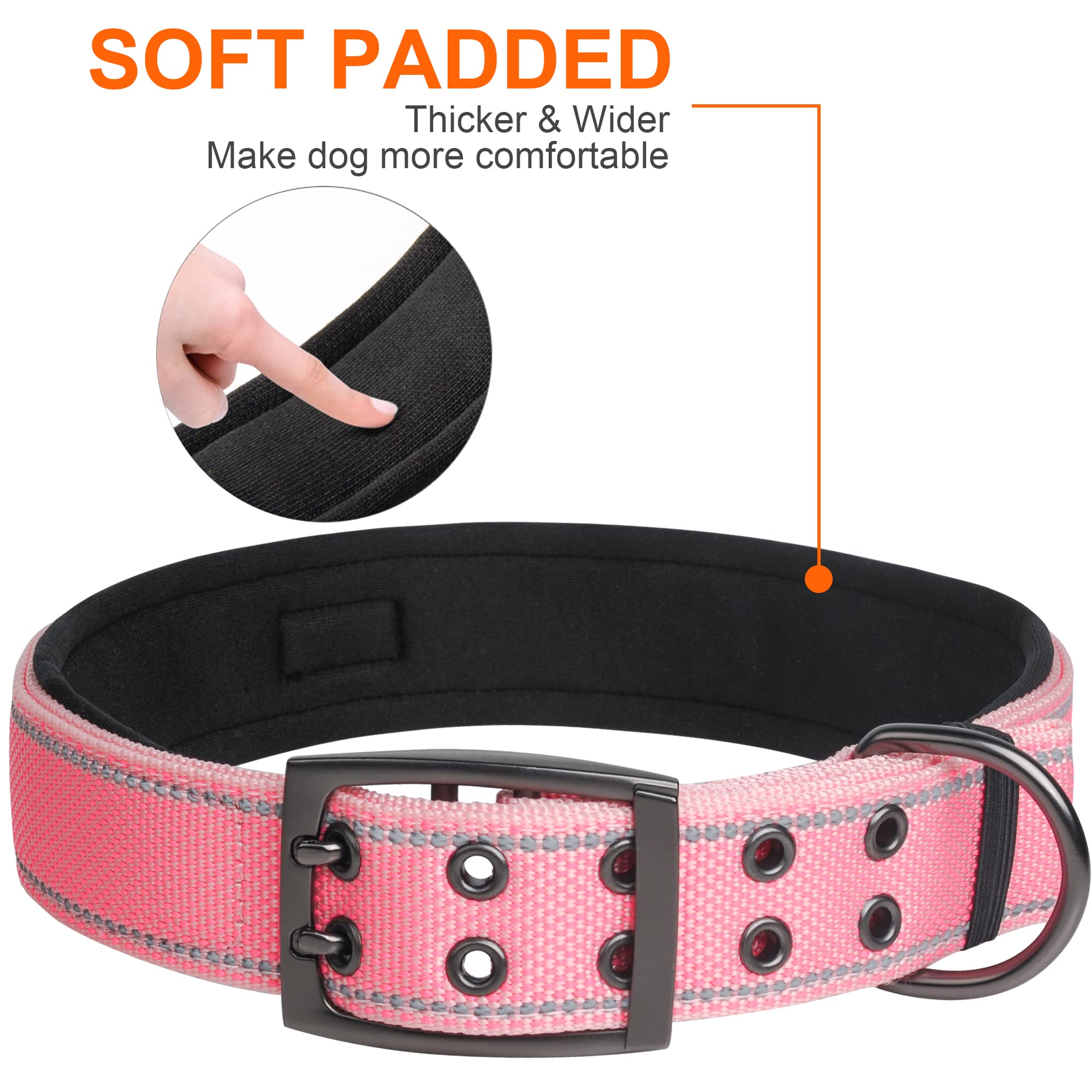 Fida collar de ajuste regulable para un uso seguro.
