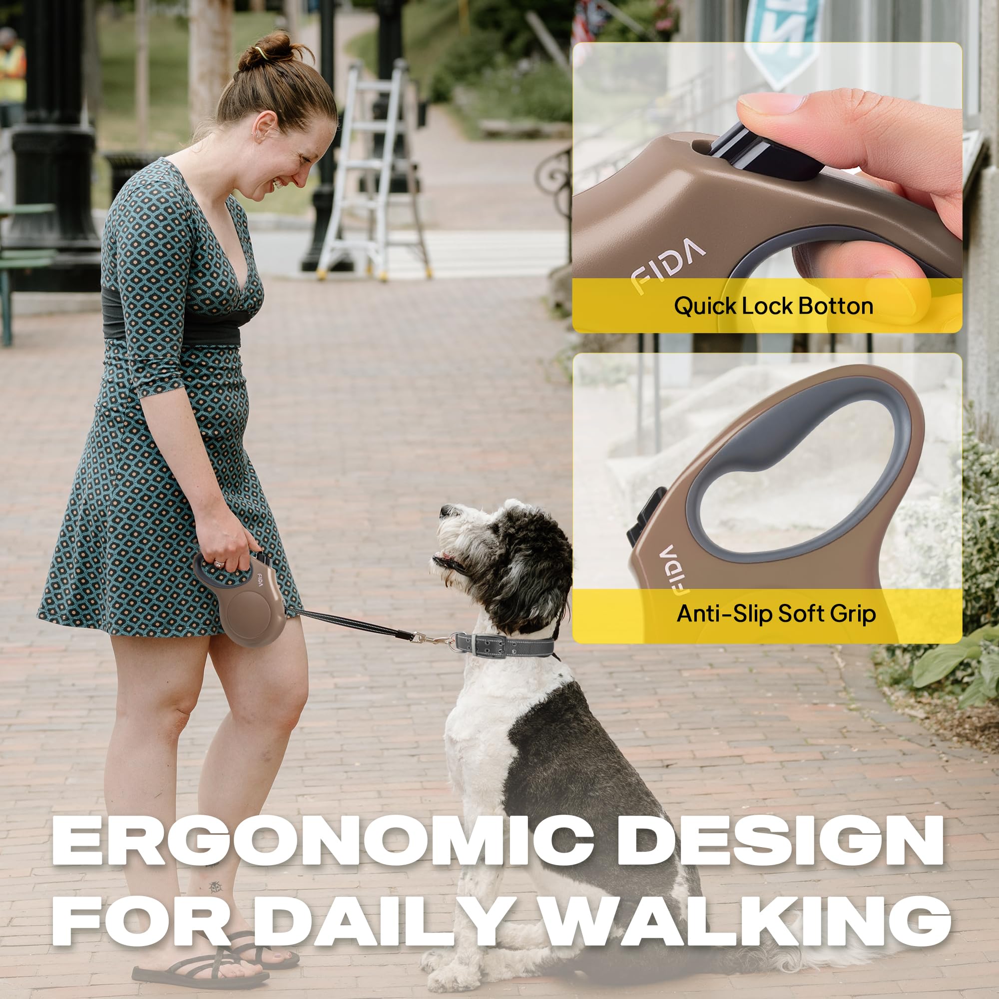 Correa Fida sin enredos, ideal para caminatas y correr.