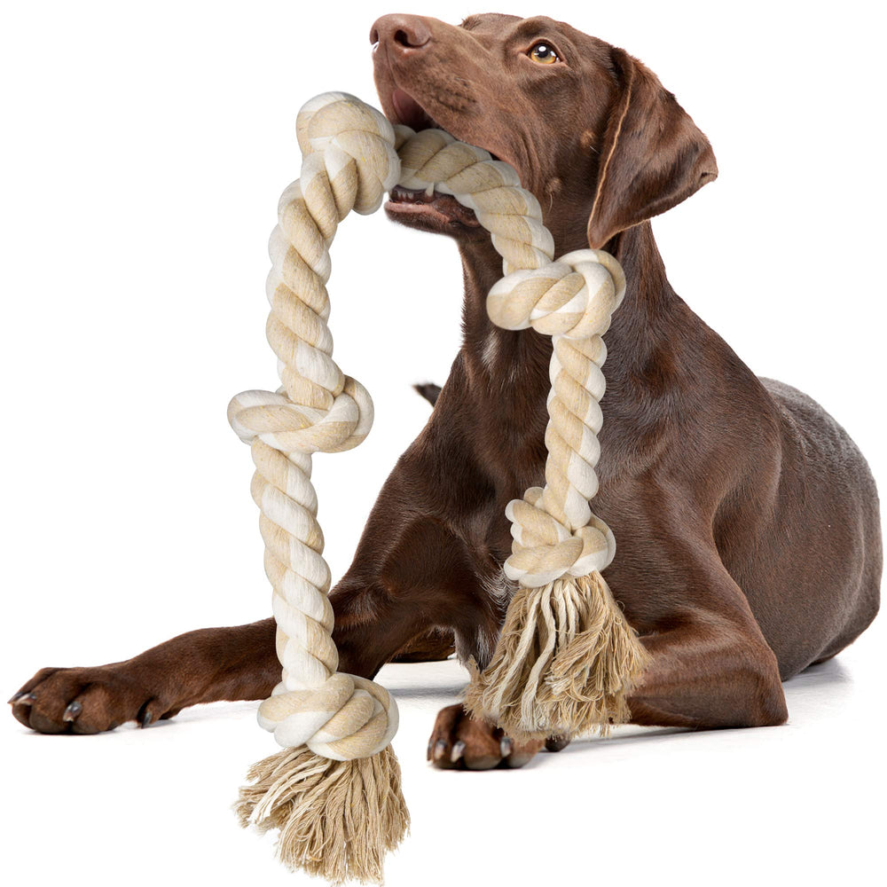 Juguete de cuerda Fida para perros grandes, perfecto para juego activo.