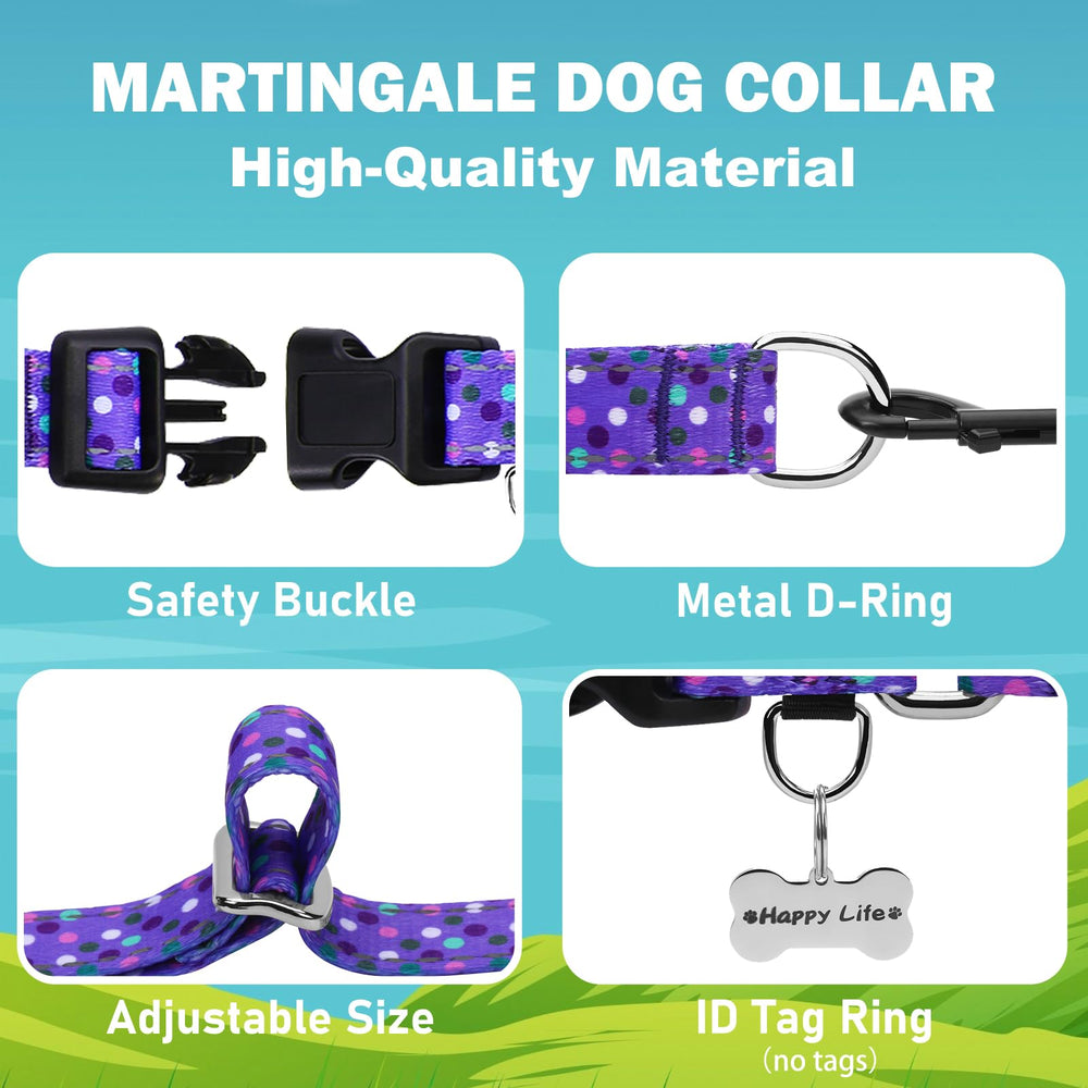 Collar martingale ajustable de Fidohug para crecimiento y comodidad durante caminatas.