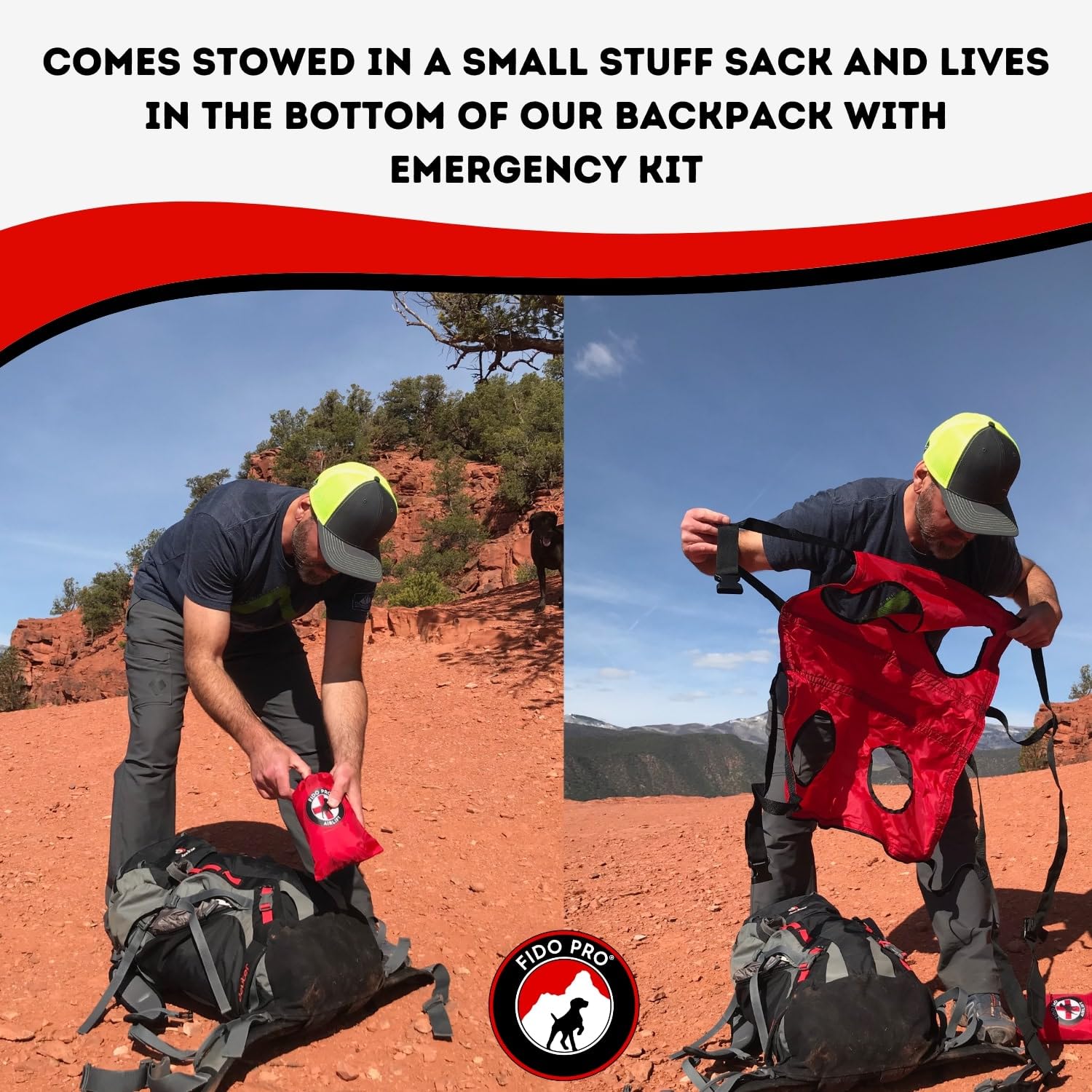 Fido Pro Airlift: diseño ligero y plegable para guardarlo en la mochila.