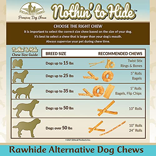 Fieldcrest Farms Nothin' to Hide empaque triple pack para perros activos
