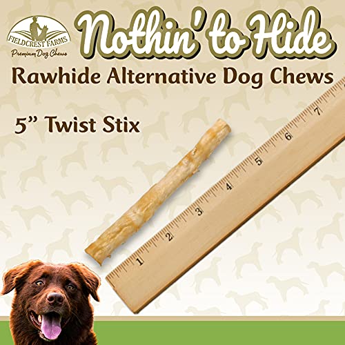 Fieldcrest Farms Snacks proteína pollo para perros, fuente de proteína sabrosa.