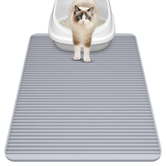Filmicy almohadilla silicona para arena de gato grande, captura arena y facilita limpieza