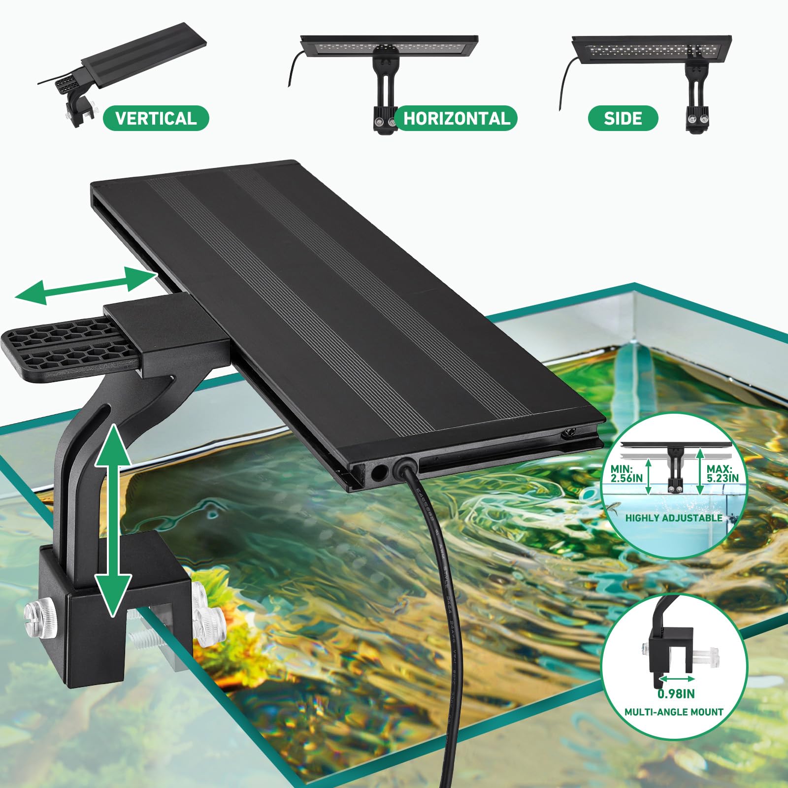 Finaqua carcasa aluminio duradera ofrece disipación de calor y eficiencia.