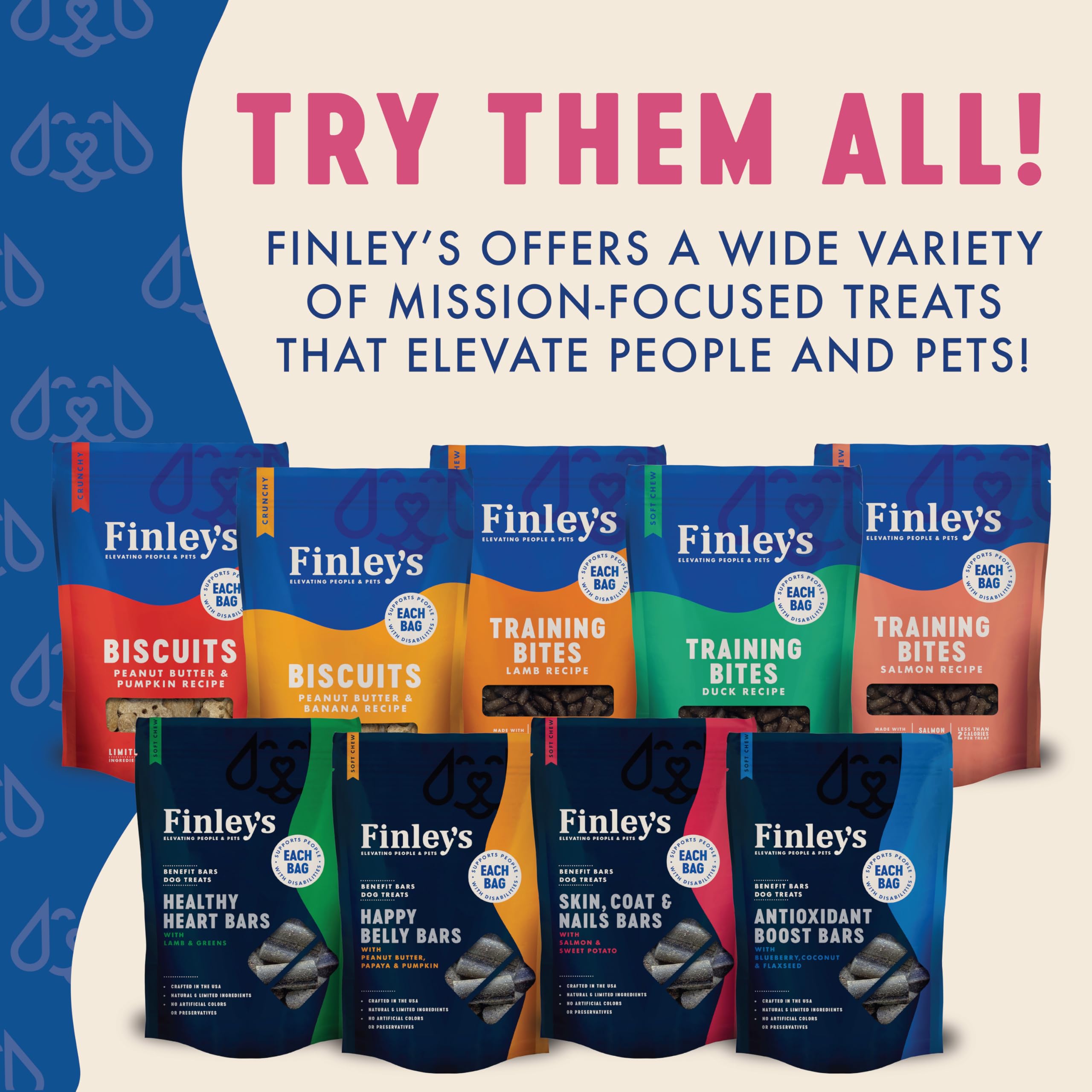 Paquete de Finley's de 16 onzas con sabor a pavo para perros.