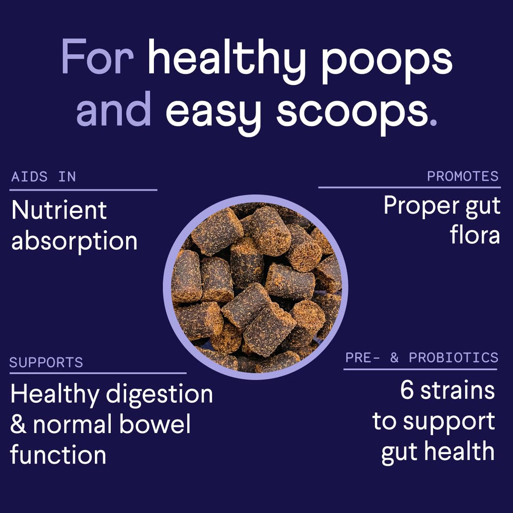 Finn Digestive Probiotics para perros: etiqueta clara que informa sobre ingredientes clave