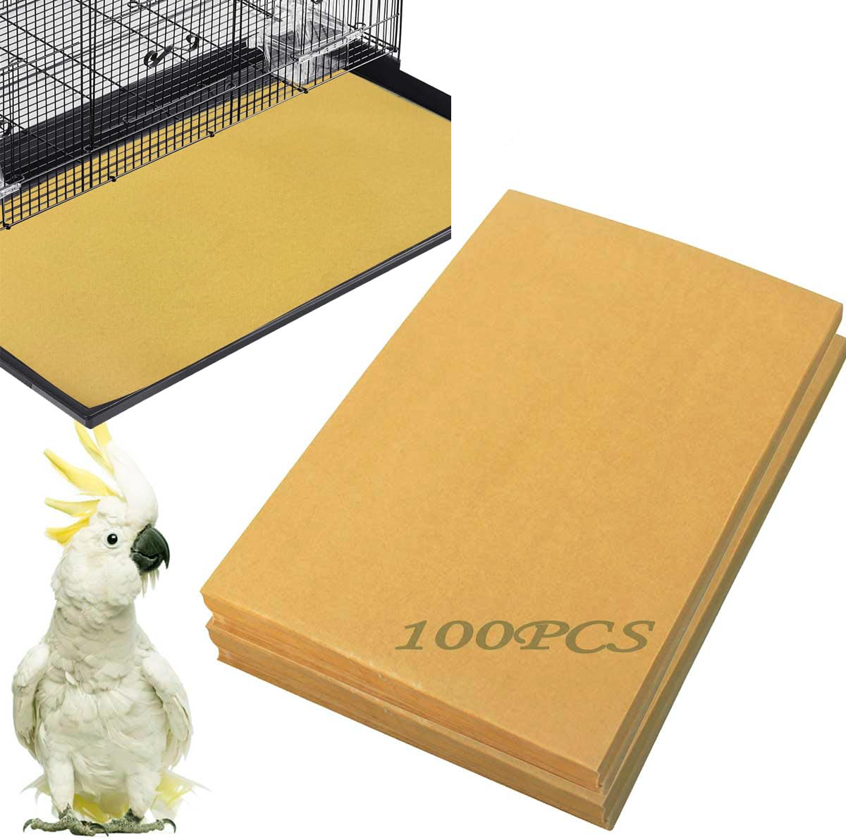 Firdnyohs: forro de jaula para aves en 11x17, ideal para jaulas pequeñas.