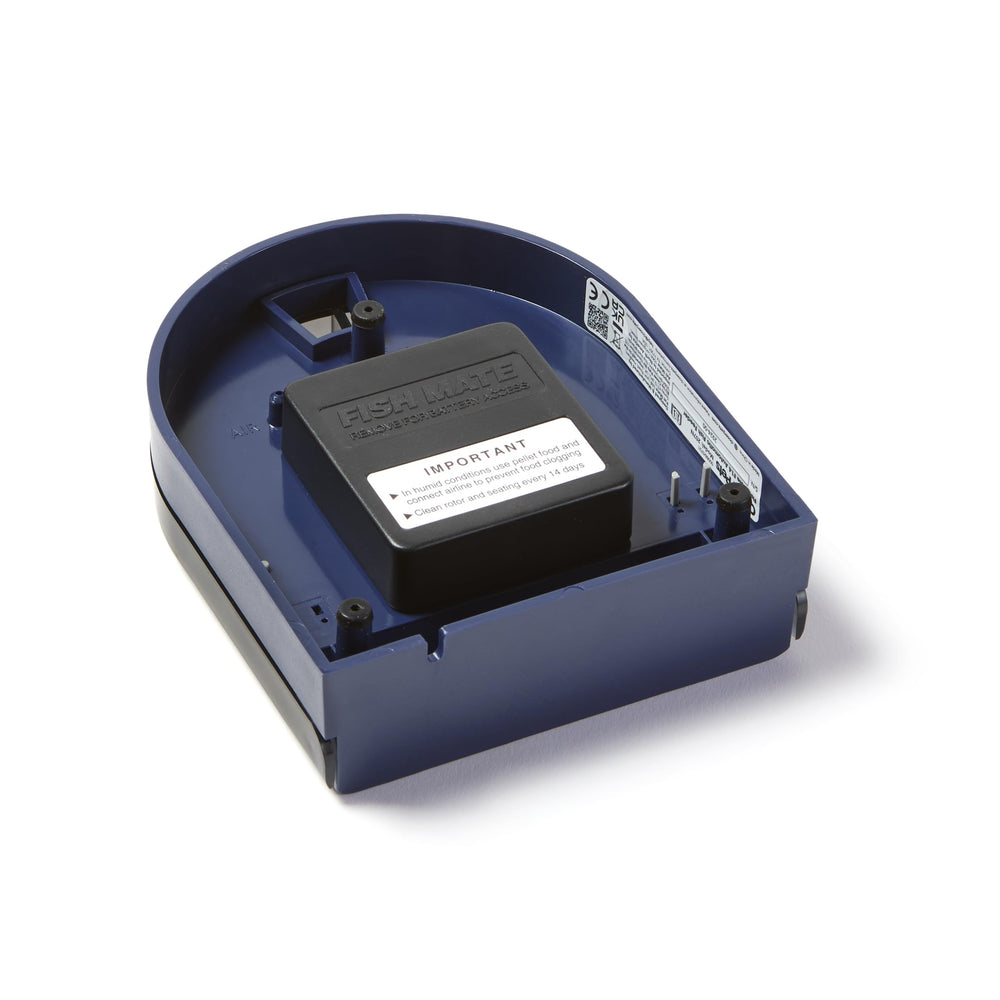Fish Mate alimentador automático F14 batería de larga duración con una pila AA.