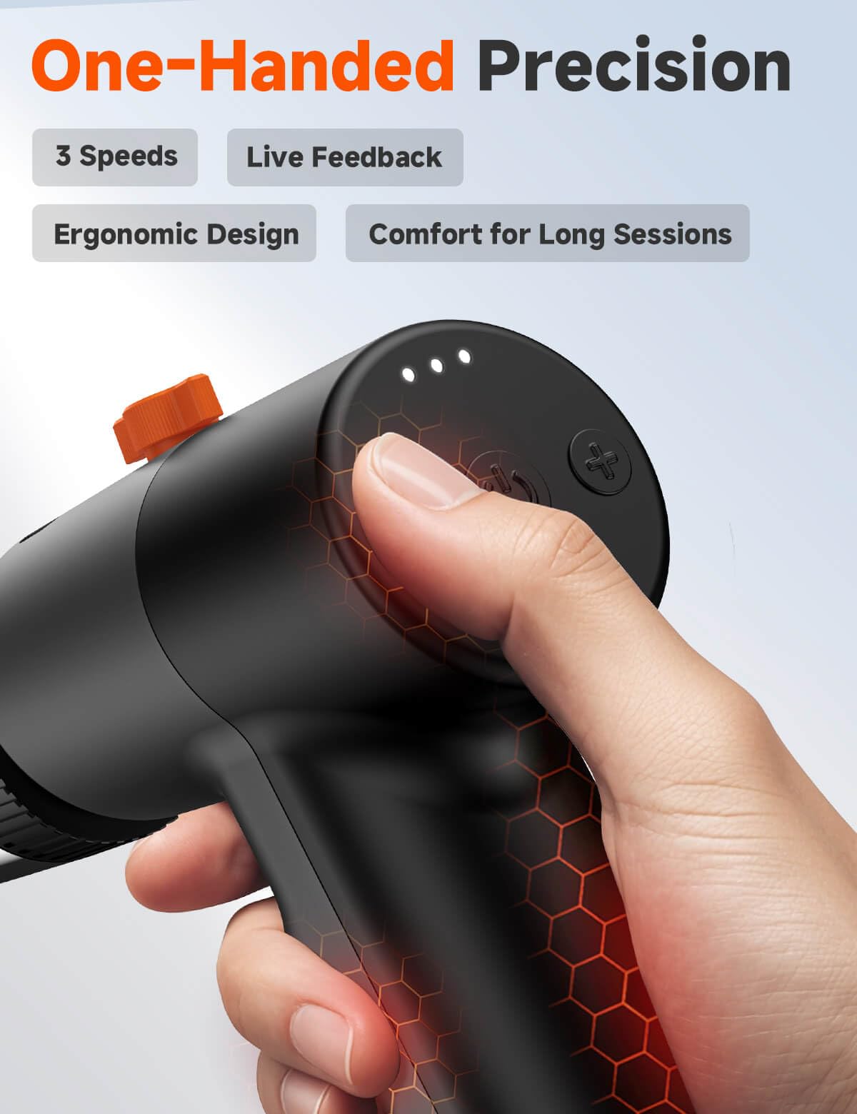 fishands carcasa de ABS resistente para uso frecuente.