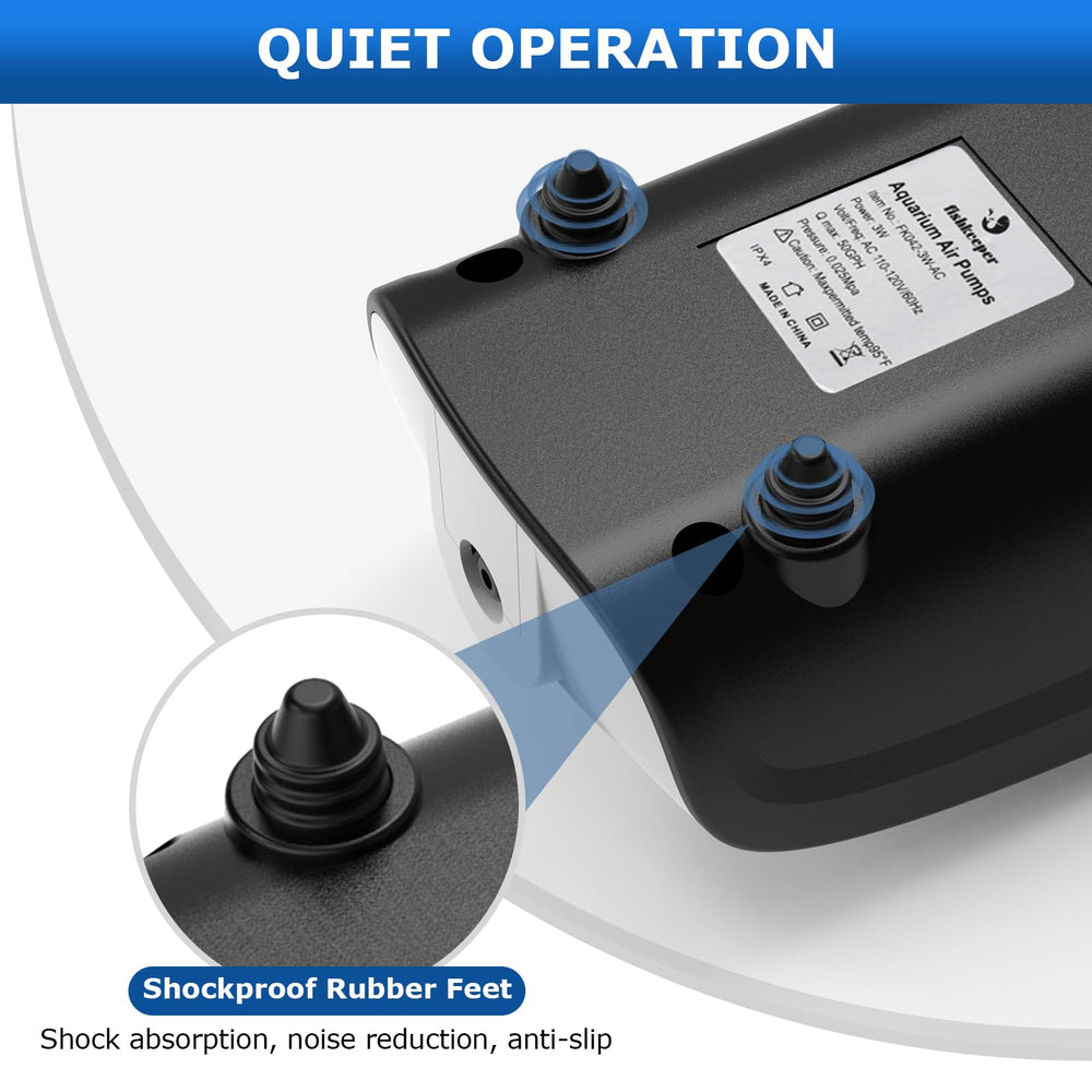 Fishkeeper accesorios incluidos: tubería, piedra de aire, válvula y conector en Y.