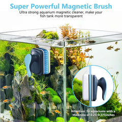 Fishkeeper raspador de algas desmontable plástico: adecuado para acrílicos.