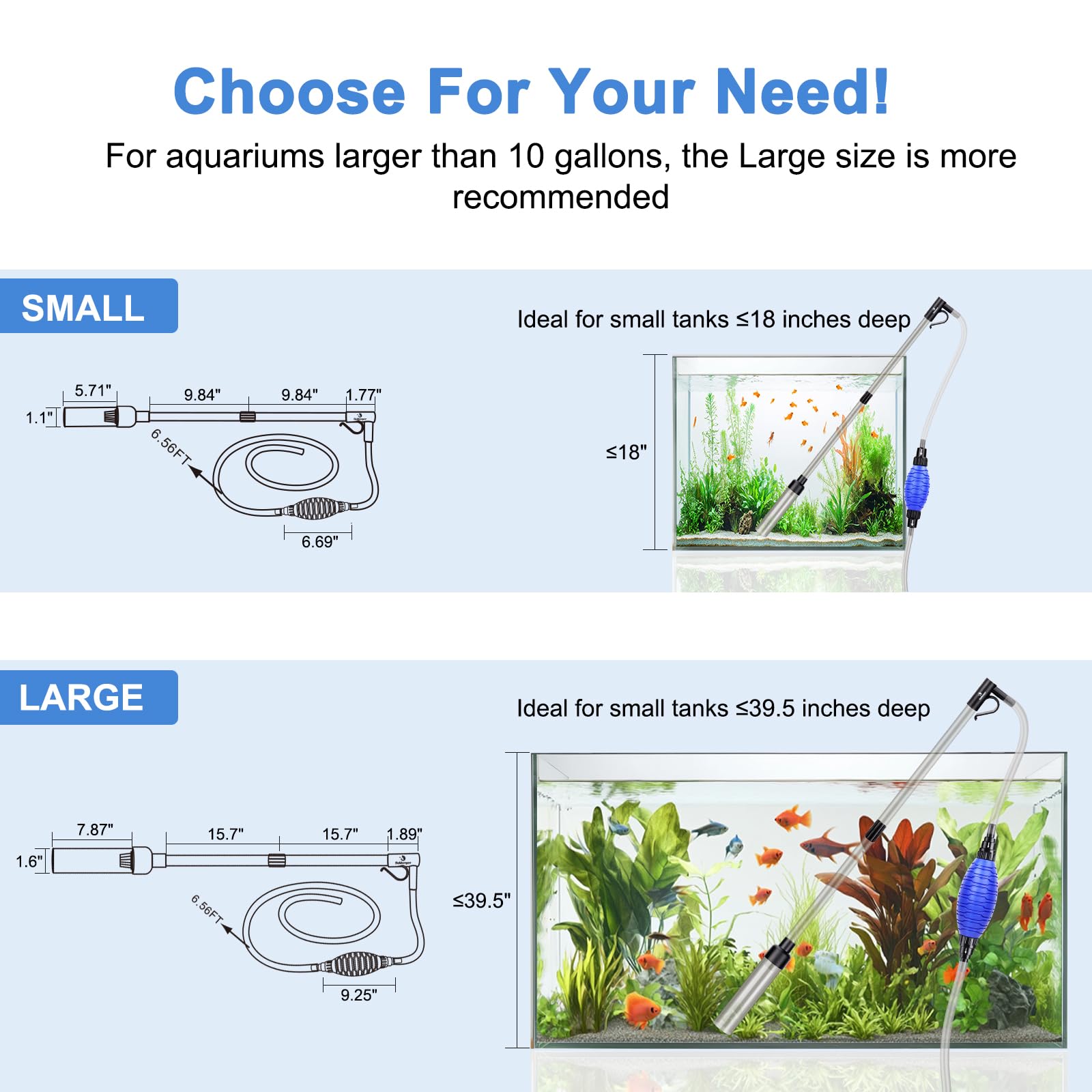 fishkeeper regulador de flujo ajustable permite controlar la succión en cualquier tanque