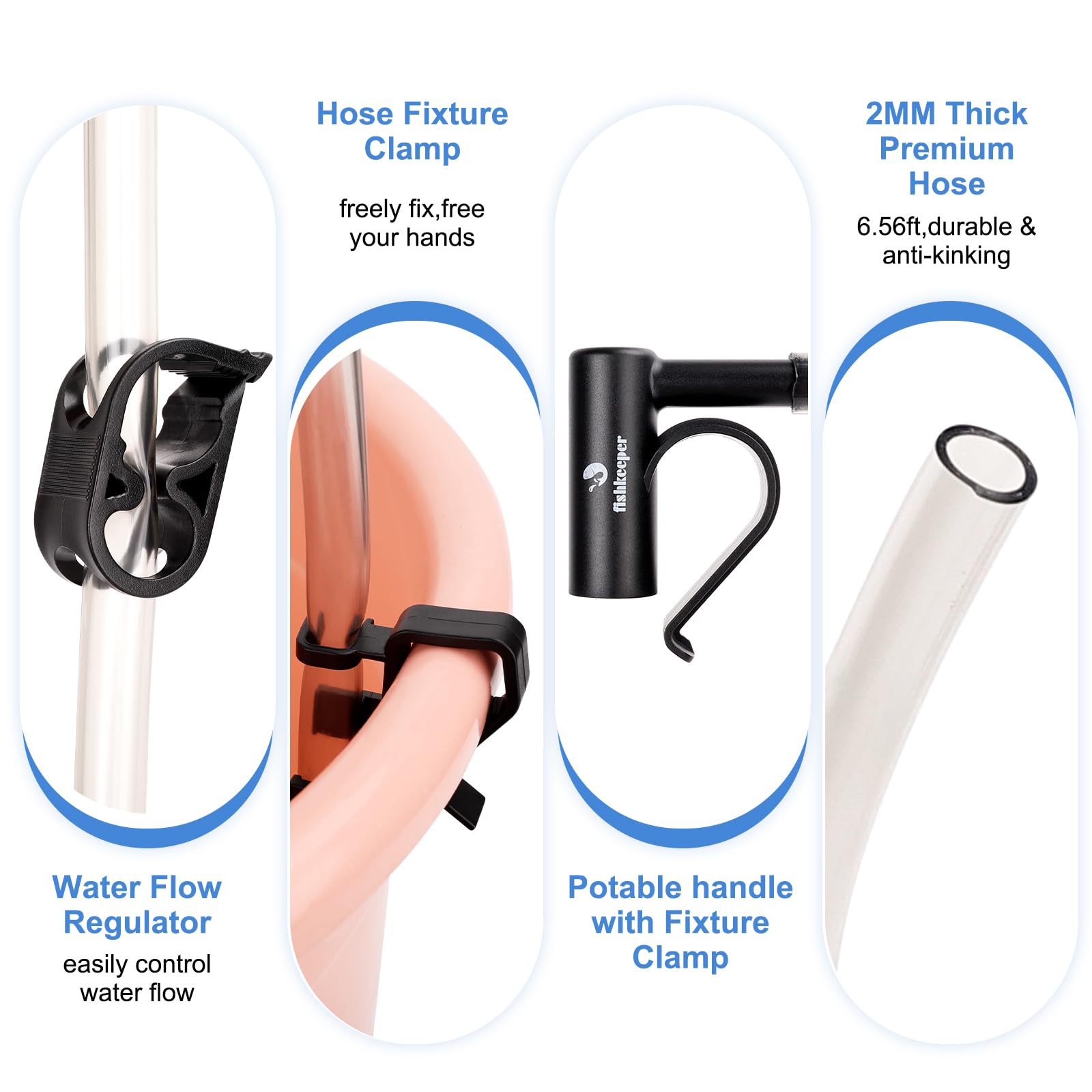 fishkeeper tubos extensión de 9-9 pulgadas alcanzan rincones profundos