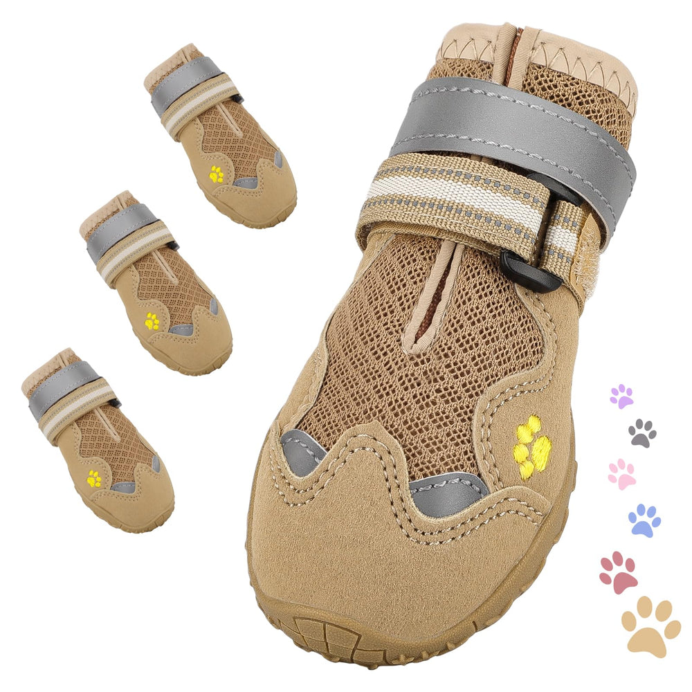 Zapatillas Fishoaky para perro con malla transpirable, confort diario.