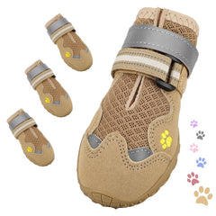 Zapatillas Fishoaky para perro con malla transpirable, confort diario.