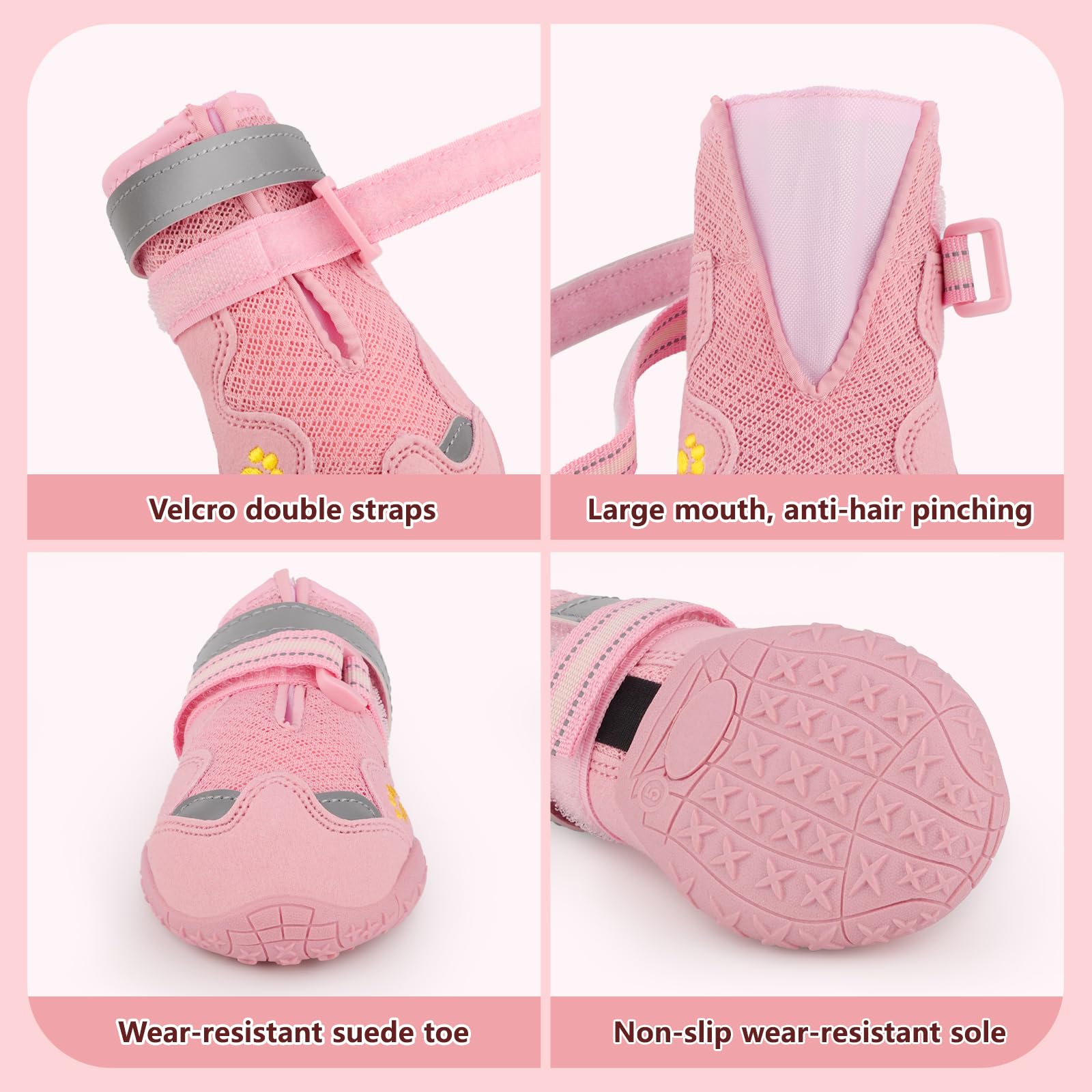 Abertura amplia de los zapatos FISHOAKY para colocar fácilmente.