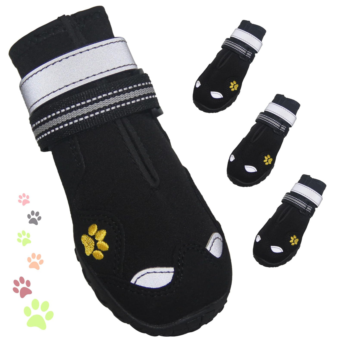Zapatos FISHOAKY para perros grandes: impermeables para mantener patas secas en lluvia