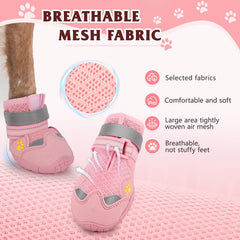 Zapatos FISHOAKY para perros con suela antideslizante 360° para mayor agarre.