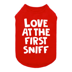 Fitwarm Amor a Primera Olfacción: camiseta para perros pequeños, cómodo y transpirable.