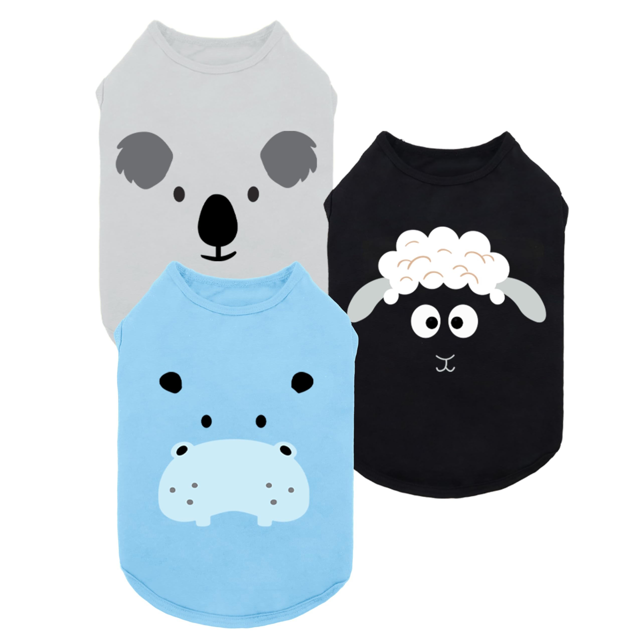 Camiseta de Fitwarm para perro pequeño con hipopótamo, ideal para paseos diarios.