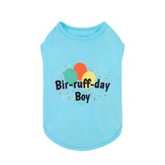 Fitwarm camiseta Bir-Ruff-Day para perro pequeño, ideal para cumpleaños y fotos.