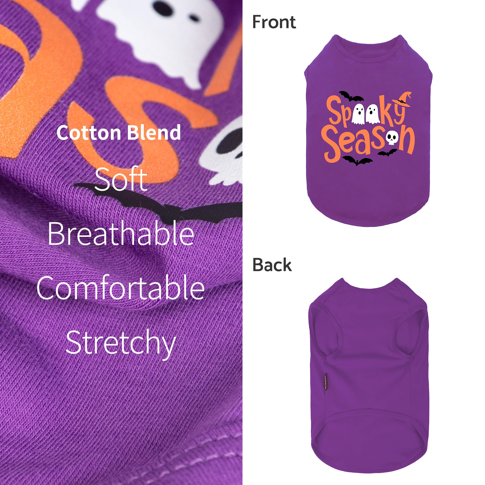 Fitwarm camiseta perro con tejido suave, fácil de poner y quitar
